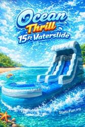 Ocean Thrill 15 Ft Waterslide